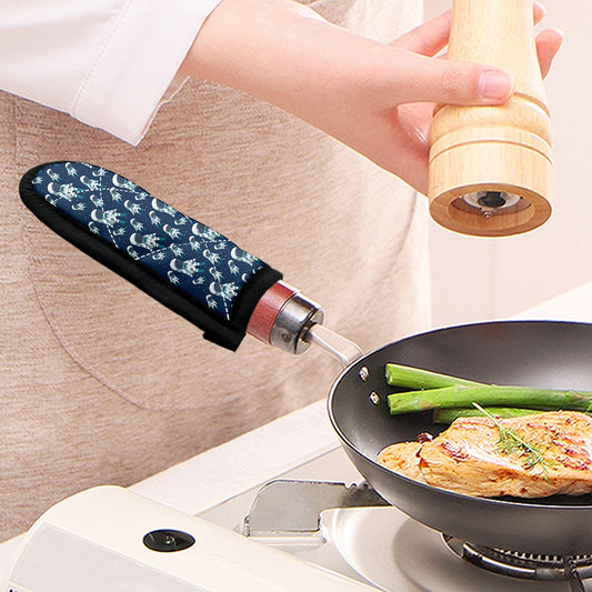 Cute Astronaut Pattern Print Skillet Handle Cover