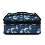 Cute Astronaut Pattern Print Small Lunch Bag