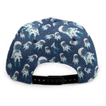 Cute Astronaut Pattern Print Snapback Cap