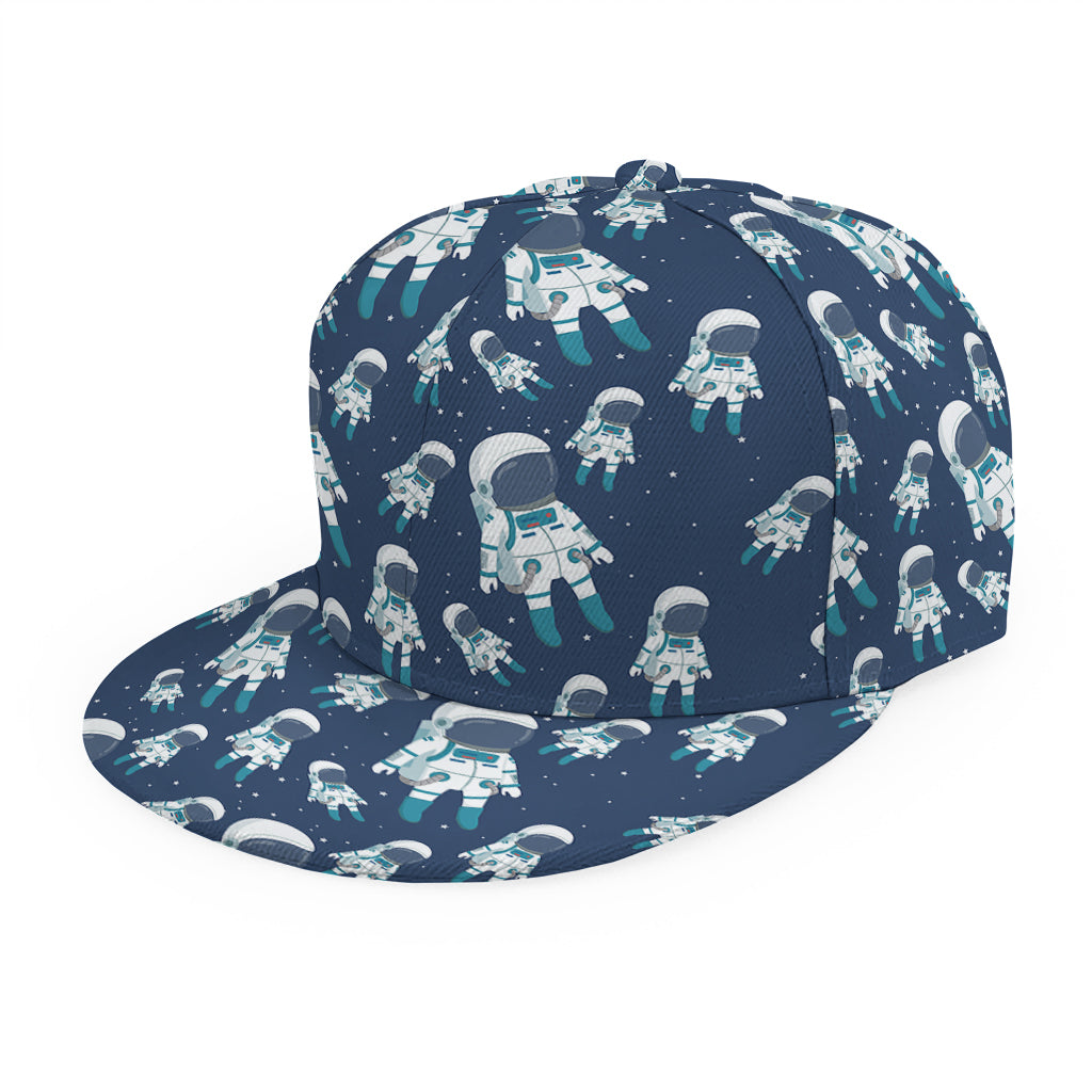 Cute Astronaut Pattern Print Snapback Cap