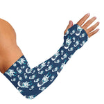 Cute Astronaut Pattern Print Sun Protection Arm Sleeves