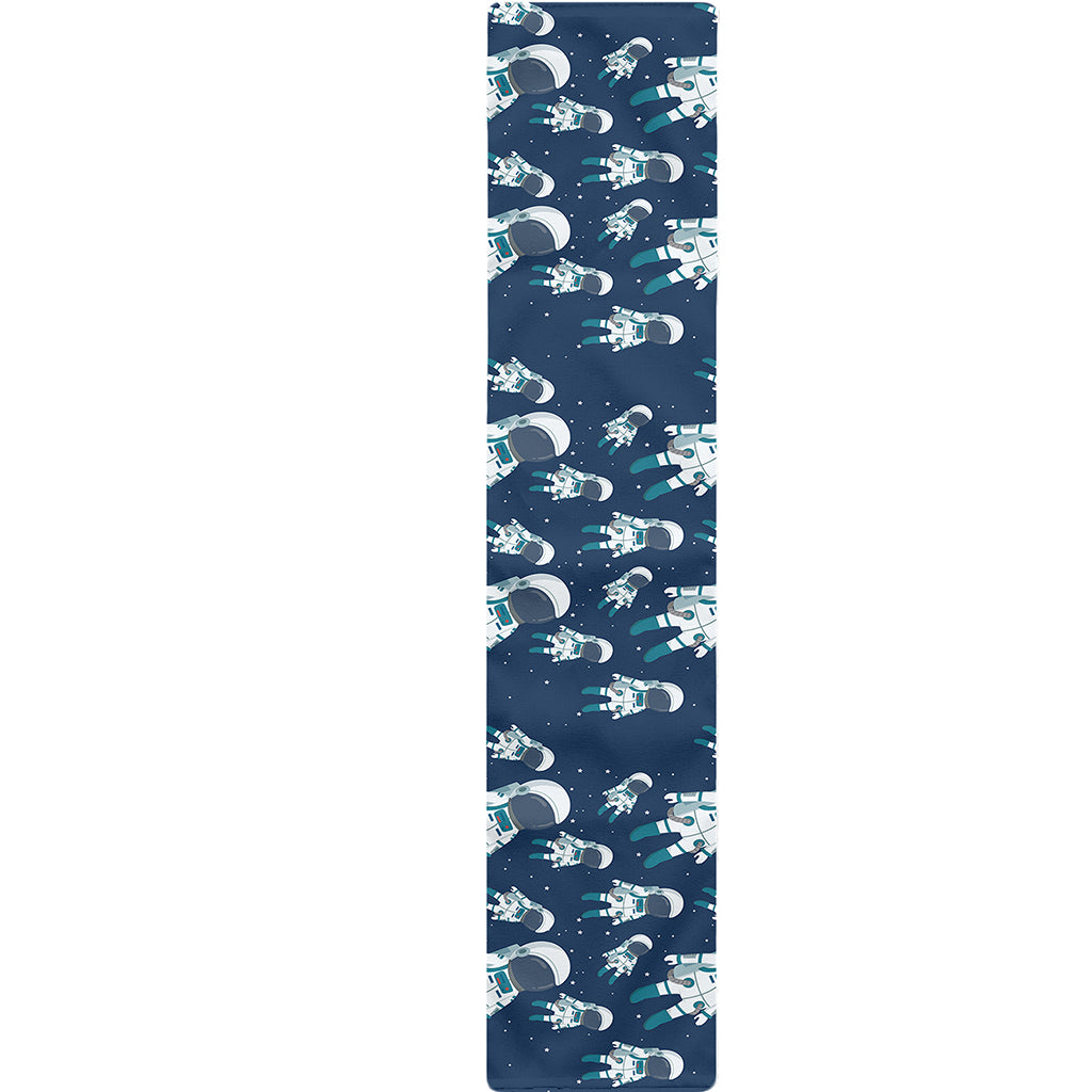 Cute Astronaut Pattern Print Table Runner