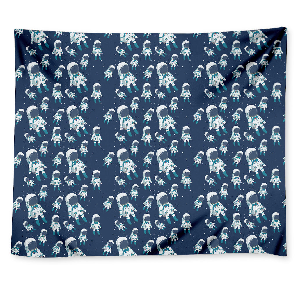 Cute Astronaut Pattern Print Tapestry