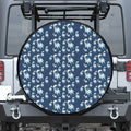 Cute Astronaut Pattern Print Tire Cover