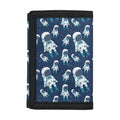 Cute Astronaut Pattern Print Trifold Wallet