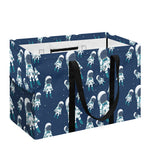 Cute Astronaut Pattern Print Utility Tote Bag