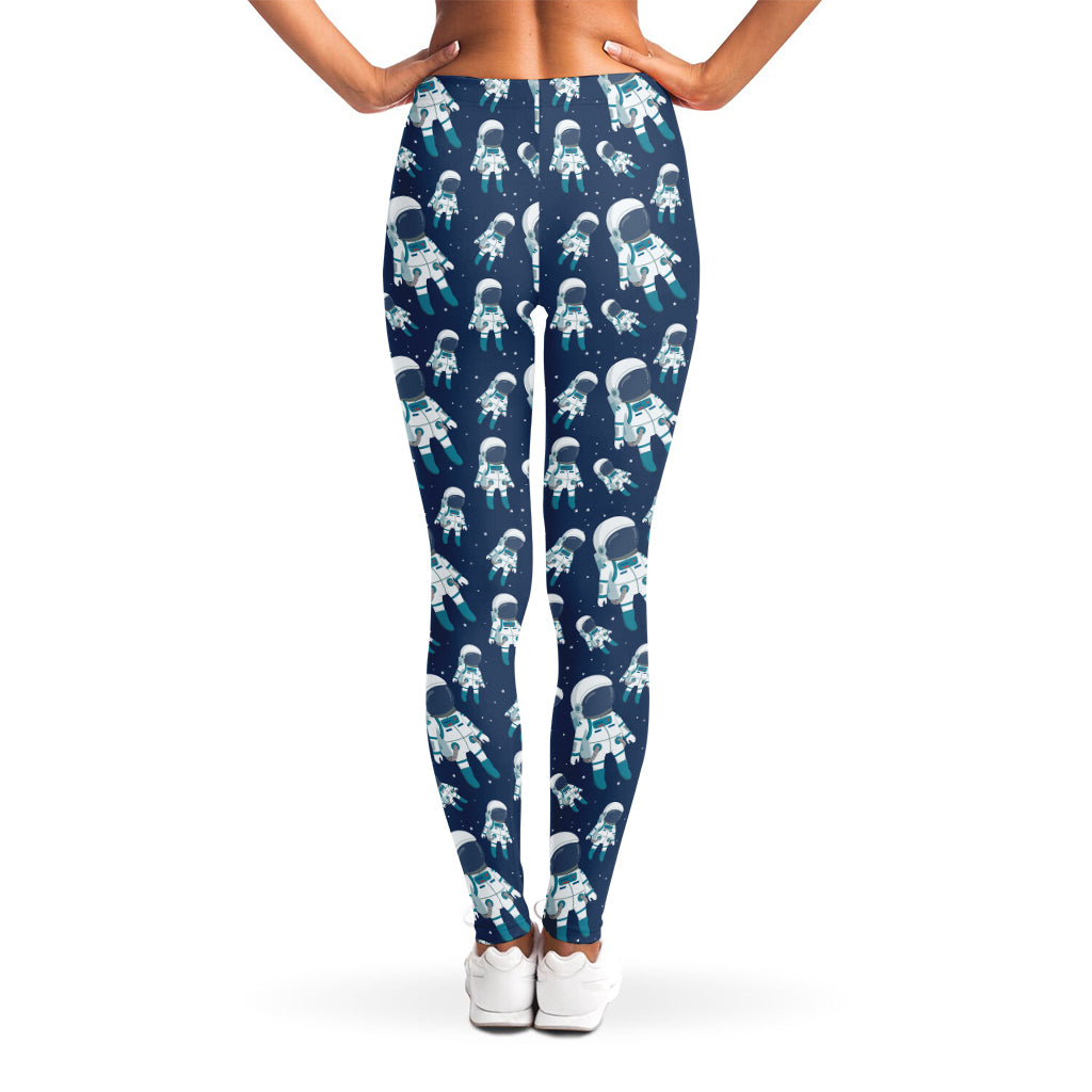 Cute Astronaut Pattern Print Women's Leggings