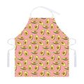 Cute Avocado Pattern Print Adjustable Apron