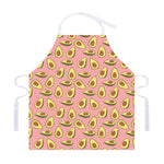 Cute Avocado Pattern Print Adjustable Apron