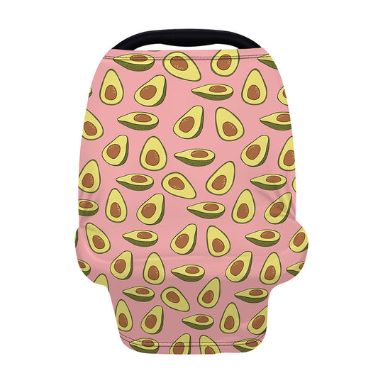 Cute Avocado Pattern Print Baby Seat Cover