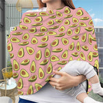 Cute Avocado Pattern Print Baby Seat Cover
