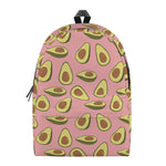 Cute Avocado Pattern Print Backpack