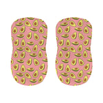 Cute Avocado Pattern Print Bar Stool Covers