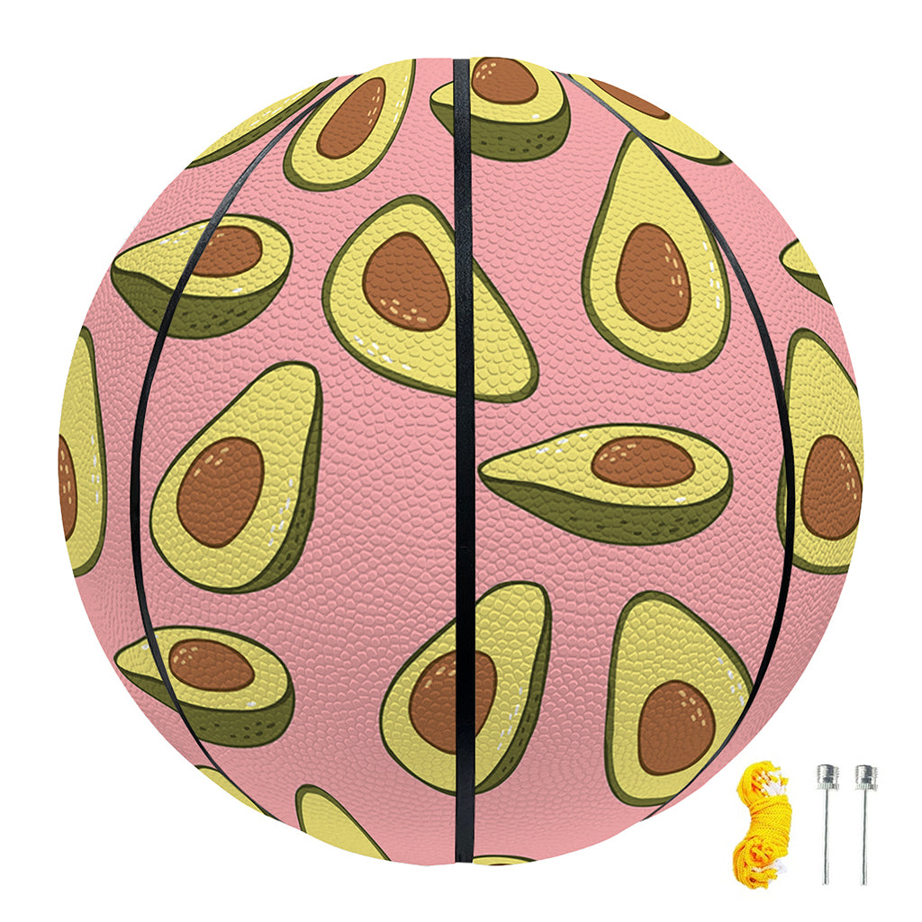 Cute Avocado Pattern Print Basketball