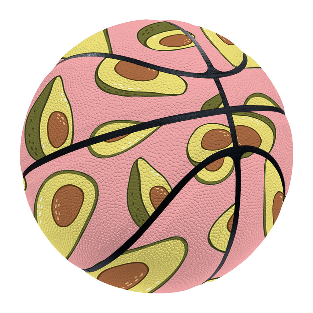 Cute Avocado Pattern Print Basketball