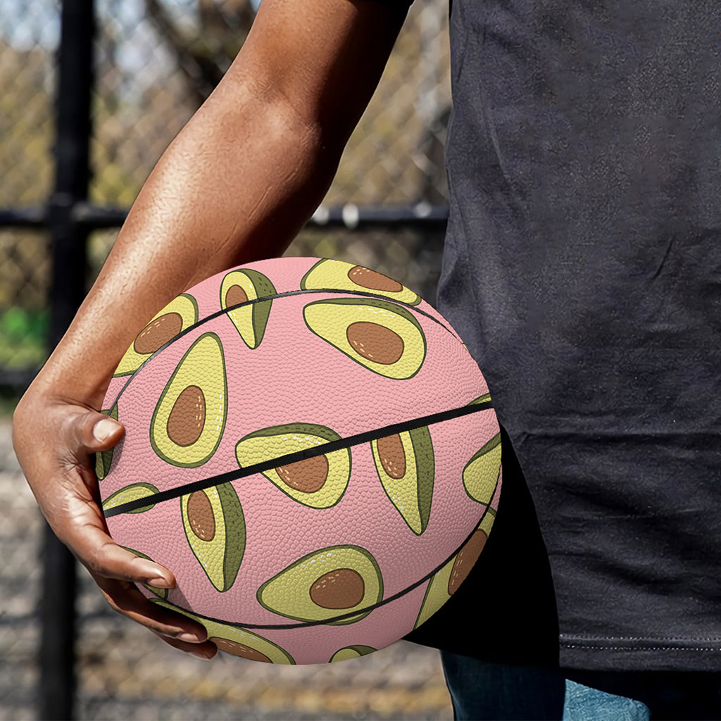 Cute Avocado Pattern Print Basketball