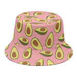 Cute Avocado Pattern Print Bucket Hat