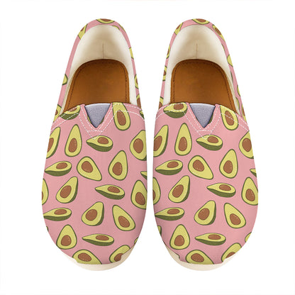 Cute Avocado Pattern Print Casual Shoes