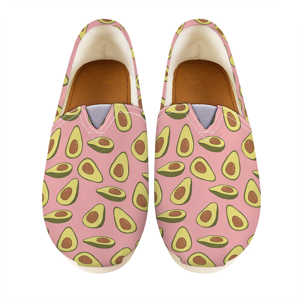 Cute Avocado Pattern Print Casual Shoes