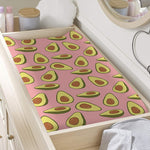 Cute Avocado Pattern Print Changing Pad Cover