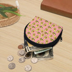 Cute Avocado Pattern Print Coin Purse