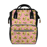 Cute Avocado Pattern Print Diaper Bag