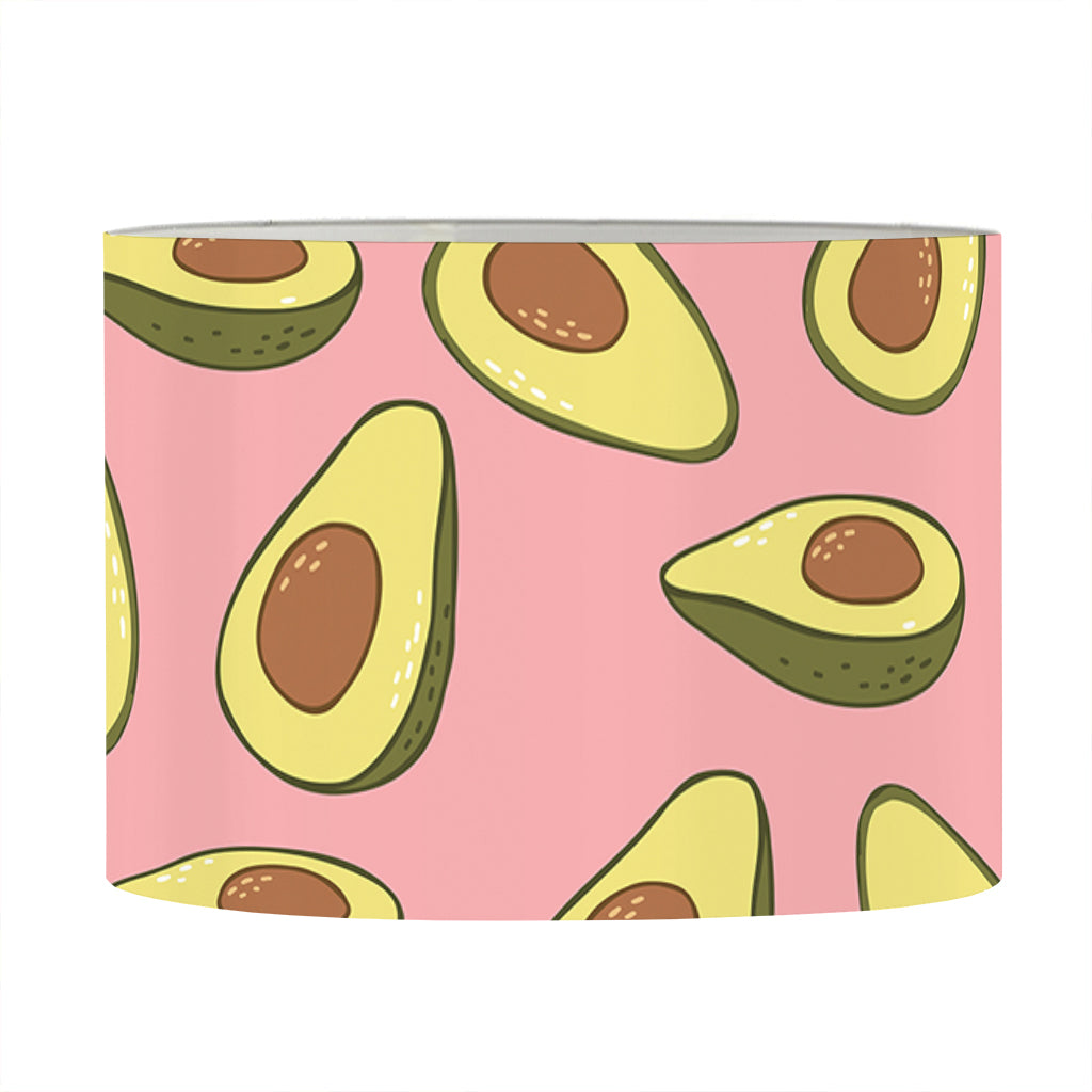 Cute Avocado Pattern Print Drum Lamp Shade