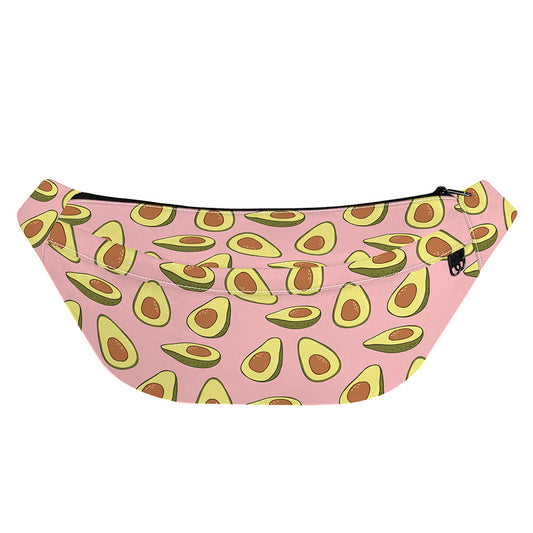Cute Avocado Pattern Print Fanny Pack