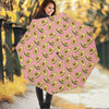 Cute Avocado Pattern Print Foldable Umbrella