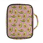 Cute Avocado Pattern Print Front Pocket Bible Bag