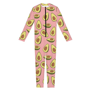 Cute Avocado Pattern Print Jumpsuit