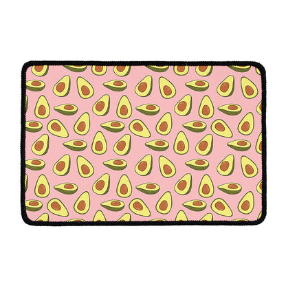 Cute Avocado Pattern Print Kitchen Mat