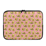 Cute Avocado Pattern Print Laptop Sleeve