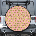 Cute Avocado Pattern Print Leather Spare Tire Cover