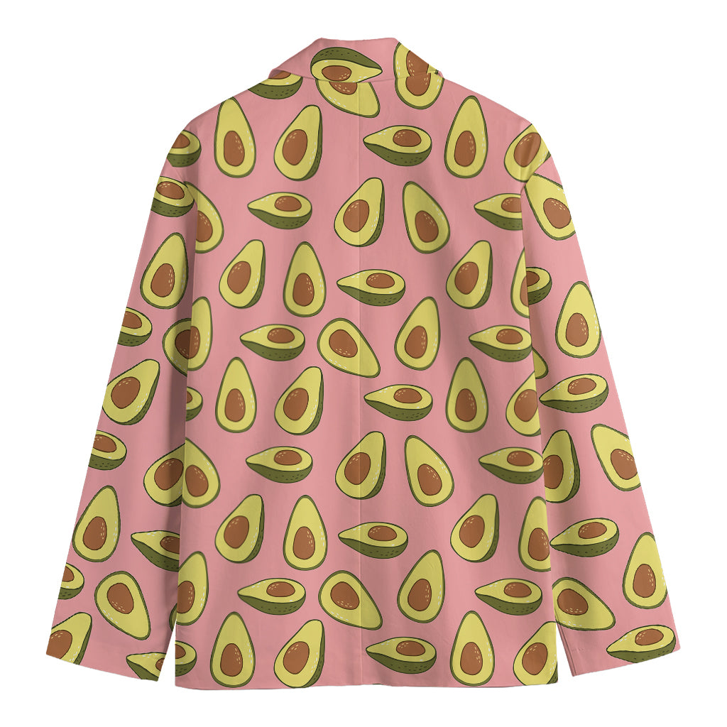 Cute Avocado Pattern Print Men's Blazer