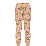 Cute Avocado Pattern Print Men's leggings