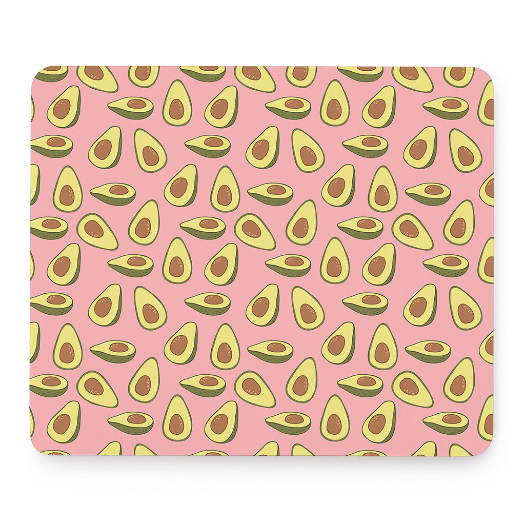 Cute Avocado Pattern Print Mouse Pad