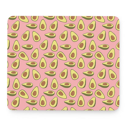 Cute Avocado Pattern Print Mouse Pad