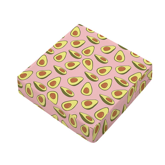 Cute Avocado Pattern Print Outdoor Seat Cushion Cover