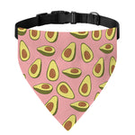 Cute Avocado Pattern Print Over The Collar Dog Bandana