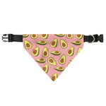 Cute Avocado Pattern Print Over The Collar Dog Bandana