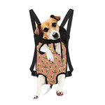 Cute Avocado Pattern Print Pet Carrier Backpack