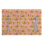 Cute Avocado Pattern Print Placemat