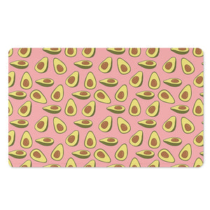 Cute Avocado Pattern Print Polyester Doormat