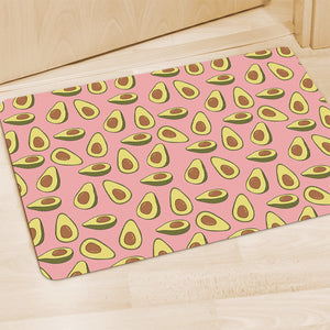 Cute Avocado Pattern Print Polyester Doormat