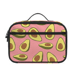 Cute Avocado Pattern Print Portable Lunch Bag
