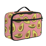 Cute Avocado Pattern Print Portable Lunch Bag
