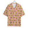 Cute Avocado Pattern Print Rayon Hawaiian Shirt