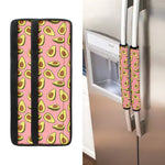Cute Avocado Pattern Print Refrigerator Handle Covers