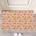 Cute Avocado Pattern Print Rubber Doormat
